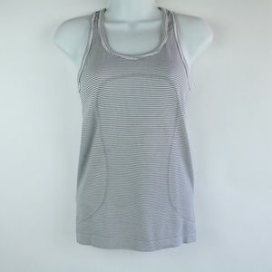 Lululemon Swiftly Racerback Tank Top Black & White